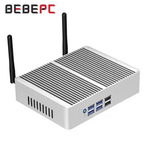 BEBEPC Mini PC with Inter Core i7-4500U/i5-5300U Barebone Kit Support WiFi Linux Compact Computer fo