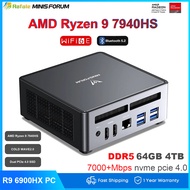 MINISFORUM UM790 Mini PC AMD Ryzen 9 7940HS Gaming Mini PC Windows11 Pro DDR5 5600MHz WiFi6E Desktop