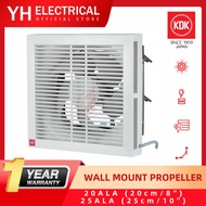 KDK Wall Exhaust Fan 20ALA 25ALA 8" / 10" inch Exhaust Fan Ventilating Fan /Kipas Pengudaraan /Ekzos