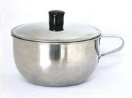 ◎超級批發◎R13-000768 13cm 特大飯碗 湯碗口杯茶杯水杯鋼杯學習杯#304不鏽鋼 單把 700ml附蓋