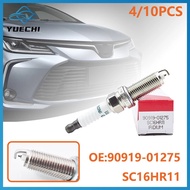 4/10pcs 90919-01275 SC16HR11 Iridium Spark Plug For Toyota Corolla Prius Matrix Lexus Yaris 267700-8