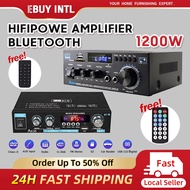 Ak35 1200W Bluetooth Digital Amplifier Class D Hifi Fm Amplifier 110-220V Audio Amplifier For Home M