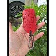 Vf6 Vinfast Leather key cover VF6,E34 electric car leather cover made of genuine cowhide with free h