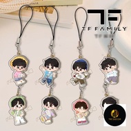 FAMILY TF TF3 phone lanyard printed with mica acrylic image, cute and convenient cpop Chinese idol k