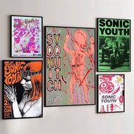 Sonic Youth Singer wall Art Poster Canvas Poster Painting Coffee House Bar Posters Wall Canvas Poste