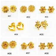 18k Bangkok gold class A earring