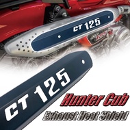 Hunter Cub Motorcycle Parts Exhaust Heat Shield Anti-scalding Plate For Honda CT125 CT 125 ct125   2