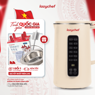 Máy làm sữa hạt đa năng 12in1 Lazychef tặng máy xay sinh tố máy xay nấu sữa hạt mini máy nấu cháo c