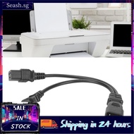 seashorehouse Y Splitter C14 to C13 and C19 Power Extension Cable  Single IEC 320 Male + Female Adap