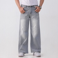Men's Baggy Jeans Korean Style Loose Fit Jeans Oversized Baggy Jeans Baggy Jeans Men