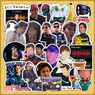 F1 MEMES STICKERS FORMULA ONE DRIVER WATERPROOF STICKER F1 STICKER