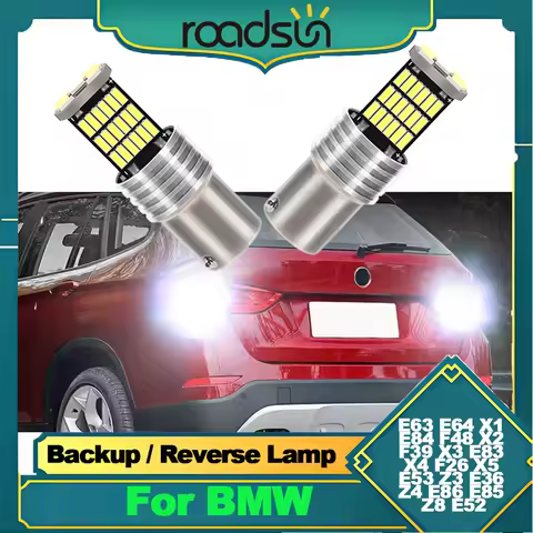 2X LED Reverse Light Lamp P21W BA15S 7506 Canbus For BMW E63 E64 X1 E84 F48 X2 F39 X3 E83 X4 F26 X5 