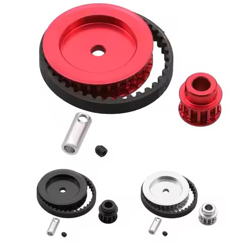 DIY Parts Belt Drive Transmission Gears System 12T 30T for Traxxas TRX4 TRX6 1/10 RC Crawler Car Upg