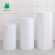 [Kesoto] Cylinder Pedestal Cover Cylinder Plinth Stand Cover Event Display Stand Party Decoration Pr
