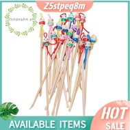 Bamboo Japanese Doll Ear Wax Pick Spoons Earwax Remover 20pcs