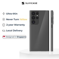 Slimcase Classic Clear Case for Galaxy S22 S21 S20 S10 Note 20 10 - Thin Non Yellowing Soft TPU Case