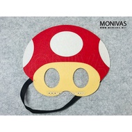 Super Mushroom Toad Mask Mario Dress Up Party Event Costume