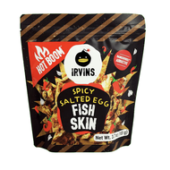 Irvins Fish Skin Salted Egg Spicy 80g เออร์วิ้น ปลากรอบรสเผ็ด นำเข้าจากประเทศสิงคโปร์