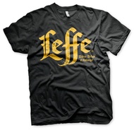 LEFFE Officially Licensed Washed Wordmark Mens T-Shirt (Black)