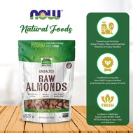 NOW Foods, Almonds, Raw and Unsalted, Source of Protein, Grown in the USA, (454g) (Packaging May Var