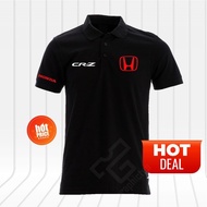 Polo Cotton 220GSM T-Shirt Tee Unisex New Honda CR-Z CRZ Logo Short Sleeve SS Ready Stock The Power 