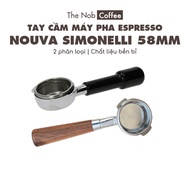 58mm bottomless NOUVA SIMONELLI brewer handle | 58mm Bottomless Portafilter NOUVA SIMONELLI
