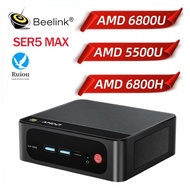 Beelink SER5 MAX AMD Ryzen 7 6800U/6800H/R5 5500U  Mini PC LPDDR5 24GB M.2 2280 PCIE 4.0 SSD WIFI 6 