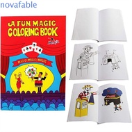 NOVAFABLE Magic Trick Book Mentalism Comedy Coloring Prop Gimmick for Kids Teens Adults