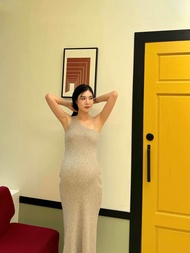 Babybump Sienna เดรสผ้ายืดไหล่เดียว🧚🏽‍♂️