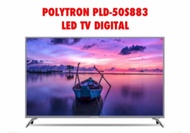 Polytron LED TV Digital 50 Inch PLD 50S873 USB Movie 50" GARANSI 5 Thn