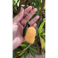 Mango Crochet Keychain/Mango keychain/Mango crochet/Mango fruit