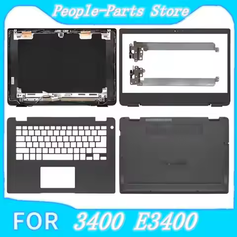 New Top For Latitude 3400 E3400 Laptop LCD Back Cover/Front Bezel/Palmrest/Bottom Case 0H02YK 0F66TD