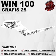WIN 100 Stickers WIN 100 Striping/s WIN 100 Graphic Sticker Decal Stickers 25