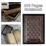 QIUJUU B6 Notebook Gift Diary Journal Notepad Bible Book Travel Planner Vintage