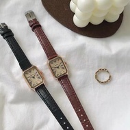 Korean style watch Korean square simple canvas casual square watch new