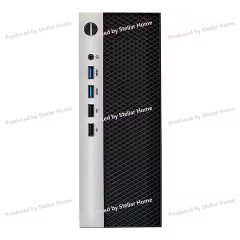 For SKTC A09S Desktop ITX Desktop Chassis 4USB Support Small 1U Power Mini Size