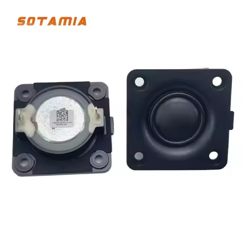 SOTAMIA 2Pcs 2 Inch Tweeter Loudspeaker 6 Ohm 10-45W Dual Strong Magnetic Aluminum Film Audiophile C