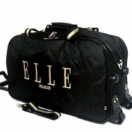 DISKON TAS PAKAIAN TROLLY ELLE PARIS KOPER TRAVELBAG TAS TROLI RODA