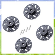 (UYNM) 4Pcs Metal 9mm Wheel Hex Adapter Brake Disc for SG 1603 SG1603 SG1604 UD1601 UD1603 UD1604 1/