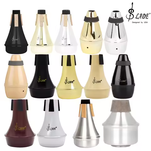 SLADE Trumpet Mute Reusable Portable Trumpet Tool Weaker Beginners Practice Straight Body Mute Unive