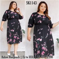 Dress Wanita Cantik Ukuran Besar 3XL LD 120 cm / Dress Jumbo XXXL