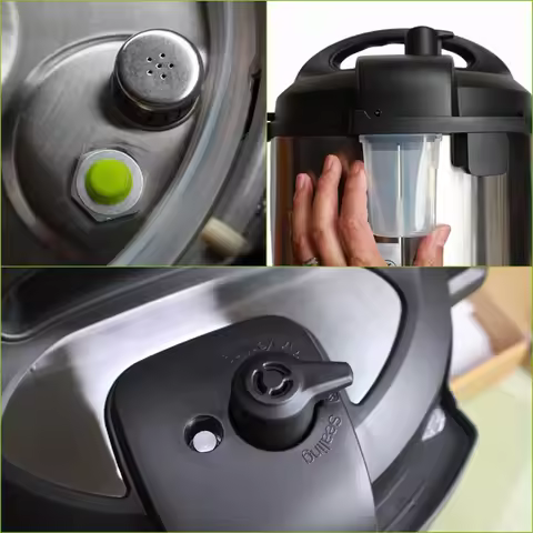 A23F-Instant Pot Replacement Parts Include Sealing Ring Steam Release Handle And Condensation Collec