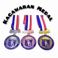 48PES PER ORDER 6CM KAGAWARAN MEDALS gold silver bronze.