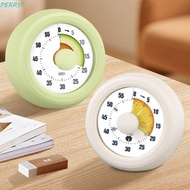 PERRY1 Visual Timer, Time Manager Ultra Silent Kitchen Timer, Reminder Device Round Visualization 60