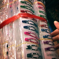 Combo of 5 bang clips, 1 pack of 12
