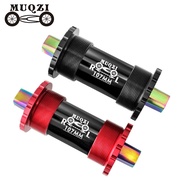 MUQZI Titanium Alloy Bottom Bracket BB68 103 107 110 113 119 122mm Ceramics Square Taper Bottom Brac