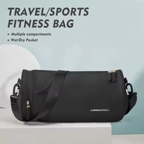 Waterproof Gym Bags Taekwondo Swimming Fitness Bag Large Capacity Portable Travel Bag Yoga bag，Mens 