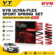 KYB Ultra-Flex Sport Spring Set Perodua Myvi 2018+ D20N 1 Set 4PCS Kayaba