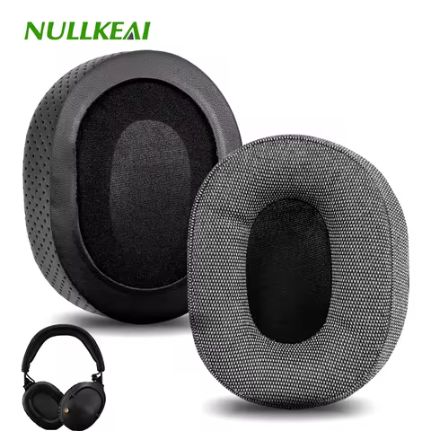 Nullkeai Replacement Ear Cushion for Marshall Monitor Headphone Earpads Mesh Sleeve Pad Earmuffs