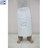 WHITE MAXI COTTON APRON - APRON